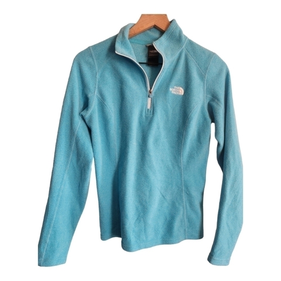 NORTH Face xs women's blue light fleece pullover - Picture 1 of 5